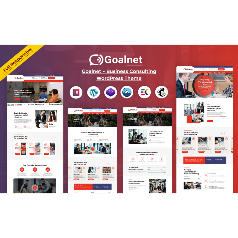 Goalnet - Business Consulting&nbsp;WordPress&nbsp;Theme