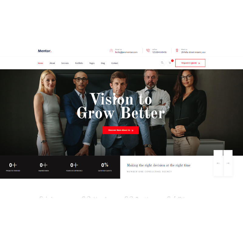 ProMentor - Consulting Business WordPress Theme