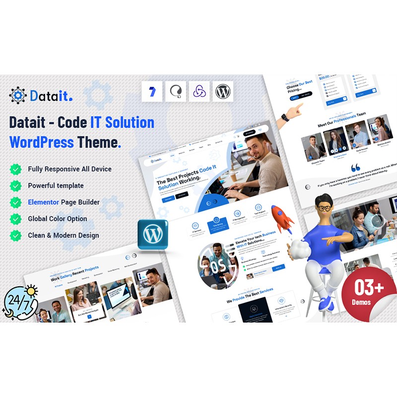 Datait - Code IT Solution WordPress Theme