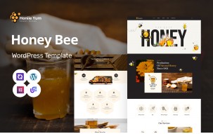 Honiie Yum - Honey Farm And Honey Shop Multipurpose WordPress Elementor Theme