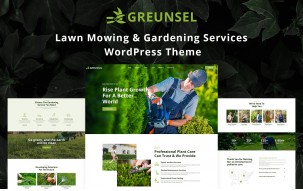 Greunsel - Lawn Mowing & Gardening Services WordPress Theme