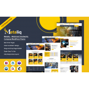 Metaliq - Metal and Steelworks Company WordPress Theme