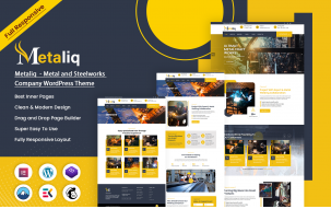 Metaliq - Metal and Steelworks Company WordPress Theme