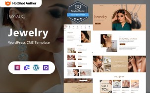 Royalx - jewelry Multipurpose WordPress Elementor Theme