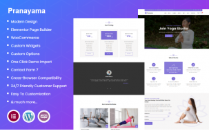 Pranayama - Yoga & Meditation WordPress Elementor Theme