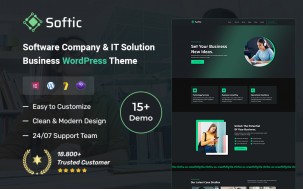 Softic - Software Company & IT Solution Business WordPress Theme
