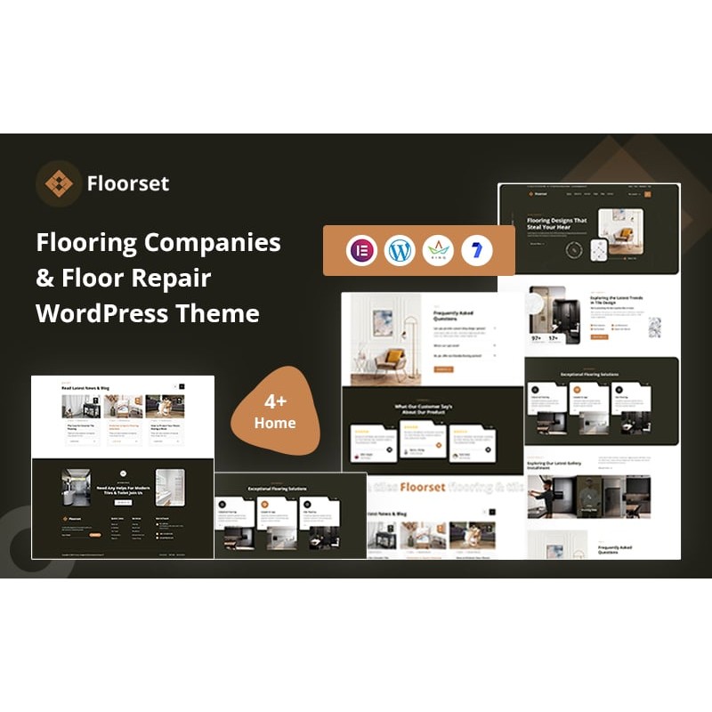 Floorset &ndash; Flooring Companies & Floor Repair WordPress Theme