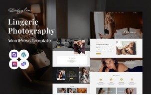 Bodyglem - Lingerie And Bikini Modern Photography WordPress Elementor Theme
