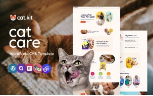 Catkit- Pet Care And Grooming Multipurpose WordPress Elementor Theme