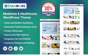 Clanmeds - Medicine & Healthcare WordPress Theme