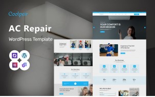 Coolpeir - Air Condition & Heating WordPress Elementor Theme