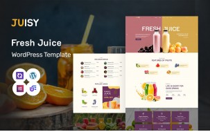Juisy - Food Juice Store Manufacturer WordPress Elementor Theme