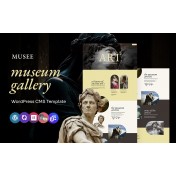 Musee - Art and Museum Gallery Multipurpose WordPress Elementor Theme