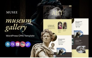 Musee - Art and Museum Gallery Multipurpose WordPress Elementor Theme