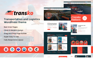 Transko - Transportation and Logistics WordPress Theme