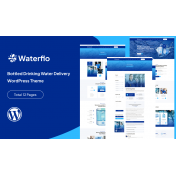 Waterflo - Bottled Drinking Water Delivery WordPress Theme