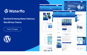 Waterflo - Bottled Drinking Water Delivery WordPress Theme