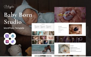 Babypiks - Newborn Photography WordPress Elementor Theme
