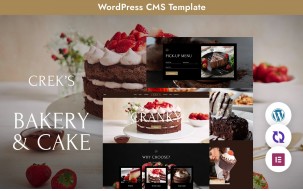 Creks - Cake And Bakery Multipurpose Responsive WordPress Theme