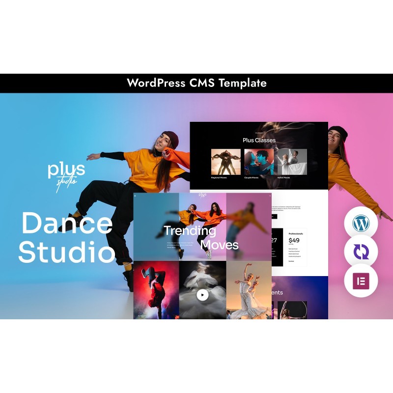 Plusstudio - Dance Studio Multipurpose Responsive WordPress Theme