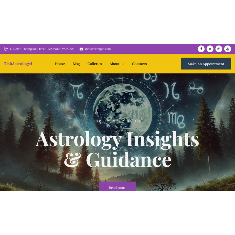 TishAstrology4 - Astrology WordPress Theme
