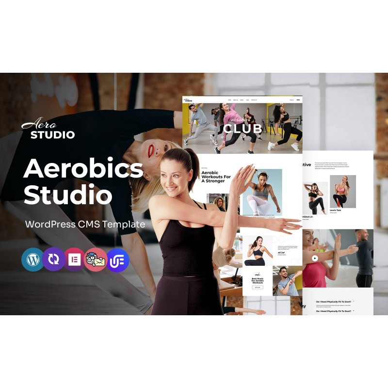 Aero Studio - Aerobics Classes Multipurpose WordPress Elementor Theme