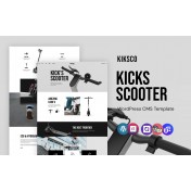 Kiksco - Electric Kicks Scooter WordPress Elementor Theme