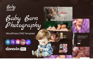Baby click - Babyborn Photo Studio Multipurpose WordPress Elementor Theme