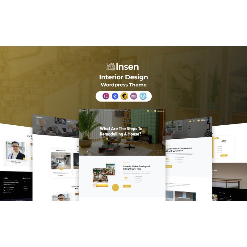 Insen - Interior Design WordPress Theme