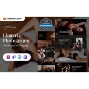 Glemor - Lingerie Modern photography WordPress Elementor Theme