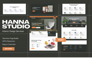 Hanna Studio - Interior Design WordPress Theme