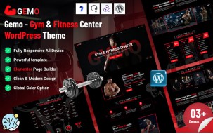 Gemo - Gym & Fitness Center WordPress Theme