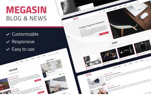 Megasin - Blog, Magazine, News WordPress Theme