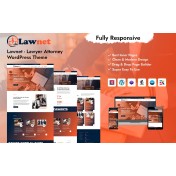 Lawnet - Lawyer Attorney WordPress Theme