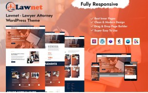 Lawnet - Lawyer Attorney WordPress Theme