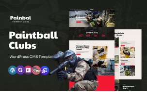 Painbal - Paintball Club Multipurpose WordPress Elementor Theme