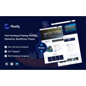Plumfig &ndash; Fish Farming & Fishing Hunting Elementor WordPress Theme