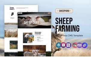 Sheepgro - Sheep Farming And Clothes WordPress Elementor Theme