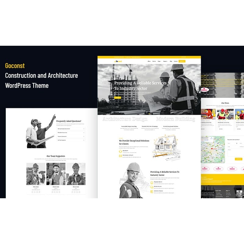 Goconst - Construction and Architecture WordPress Theme