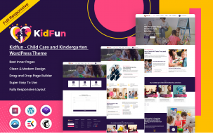 Kidfun - Child Care and Kindergarten WordPress Theme