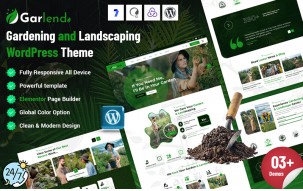 Garlend - Gardening and Landscaping WordPress Theme