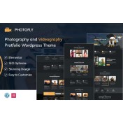Photofly &ndash; Camera Photography and Videography Portfolio WordPress Theme