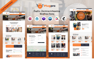 PlugPro - Electrician & Repairing WordPress Theme