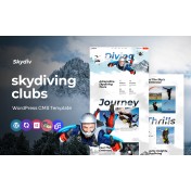 Skydiv - Sky Diving Clubs Multipurpose WordPress Elementor Theme