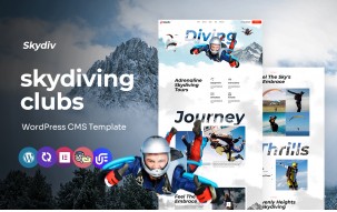 Skydiv - Sky Diving Clubs Multipurpose WordPress Elementor Theme