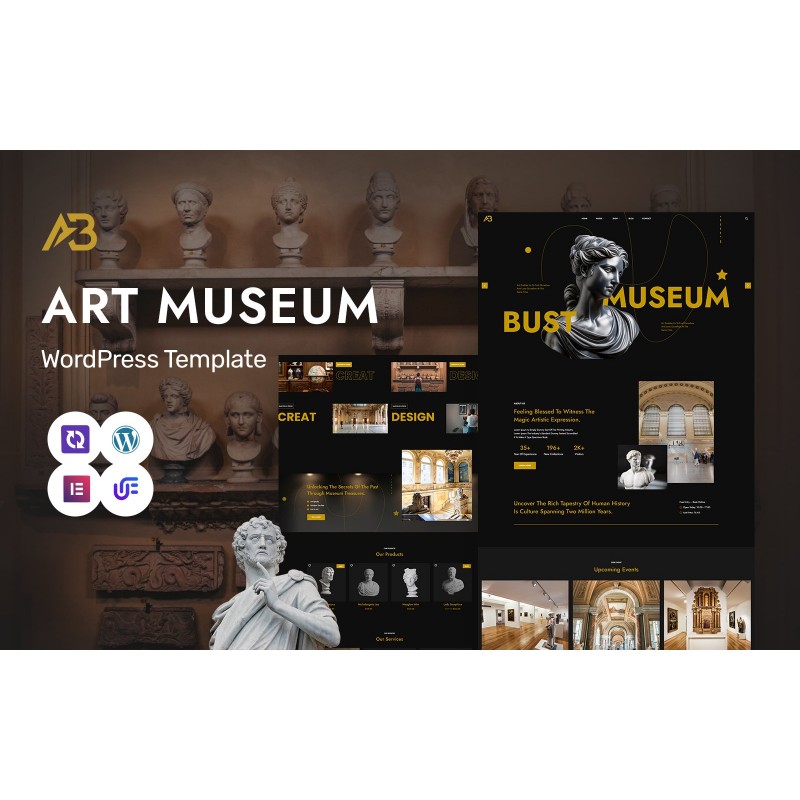 AartBust - Art Gallery And Museum WordPress Elementor Theme