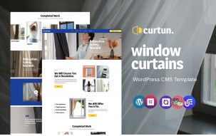 Curtun - Window Curtains WordPress Elementor Theme