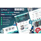 Medelab - Laboratory & Medical Research Center WordPress Theme