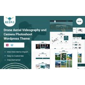 Redvi &ndash; Drone Aerial Videography and Camera Photoshoot WordPress Theme
