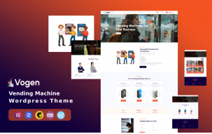 Vogen - Vending Machine Wordpress Theme